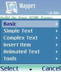 wapper build html page mobile app for free download