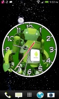 Android Robot Clock Live Wallpaper mobile app for free download