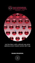 DEADPOOL Movie Emojis mobile app for free download