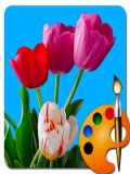 Draw Flowers Keypad Phones mobile app for free download