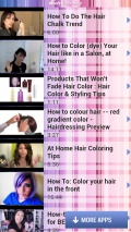 Hair Coloring mobile app for free download