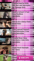 Hairstyles for Teens mobile app for free download