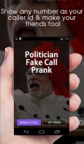 Politician Fake call Prank mobile app for free download