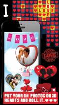 Valentine Romantic 3D Heart Gift mobile app for free download