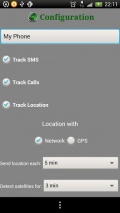 Call, GPS, SMS Tracker mobile app for free download