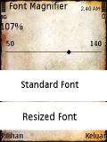 FONT MAGNIFIER mobile app for free download