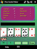 Five Cards Poker mobile app for free download