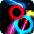 Glow Air Hockey   240x400 mobile app for free download