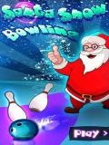 Santa Snow Bowling 240x320 mobile app for free download