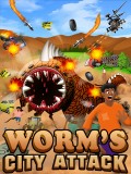 Worm\'s City Attack_320x240 mobile app for free download