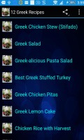 12 Greek Recipes mobile app for free download