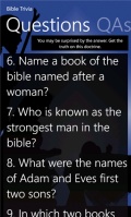 Bible Trivia mobile app for free download