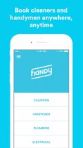 Handy   Book trusted home cleaners & handymen mobile app for free download