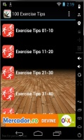 100 Exercise Tips mobile app for free download