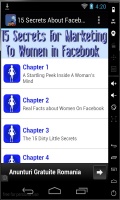 15 Secrets About Women In Facebook mobile app for free download