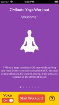 7 Minute Yoga Workout mobile app for free download