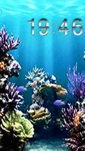 Aquarium Clock mobile app for free download