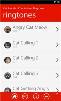 Cat Sounds   Cool Animal Ringtones mobile app for free download