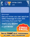 FishText cheap SMS Java app mobile app for free download