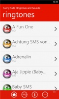 Funny SMS RIngtones and Sounds mobile app for free download