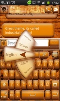 Go Keyboard Industrial Grunge mobile app for free download
