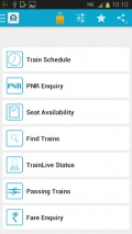 Indian Rail Train Info mobile app for free download
