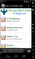 Lazy Man Lose Weight mobile app for free download