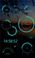 Modern Clock XIV mobile app for free download