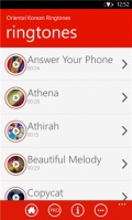 Oriental Korean Ringtones mobile app for free download