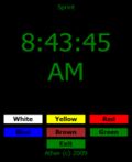 Simple Clock mobile app for free download