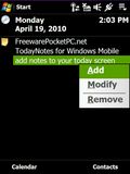 TodayNotes mobile app for free download