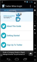 Twitter White Knight mobile app for free download