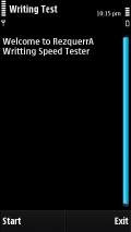 Writing Speed Test mobile app for free download