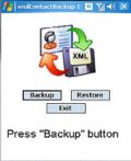 xmlContactsBackup mobile app for free download