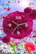 Choose Your Flower Clock LWP mobile app for free download