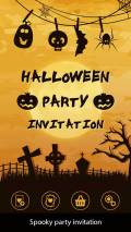 Halloween Party Invitation mobile app for free download