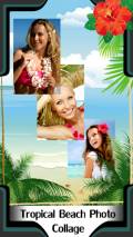 Tropical Beach Photo Collage mobile app for free download