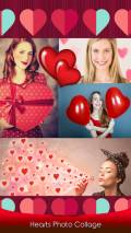 Hearts Photo Collage mobile app for free download