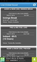 Cricket Score Update mobile app for free download