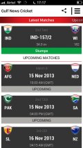 Gulf News Cricket Tracker mobile app for free download