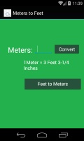 Meters to Feet mobile app for free download