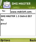 SMS MASTER 1.3 S60v2 OS7 by prnv! mobile app for free download